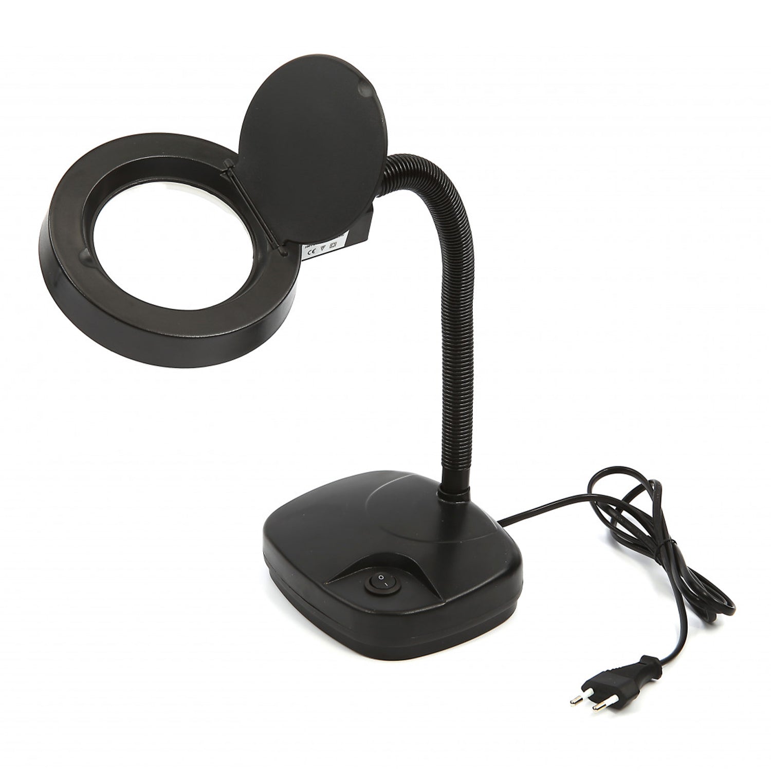 LAMPA DE MASA CU LUPA CU BRAT FLEXIBIL