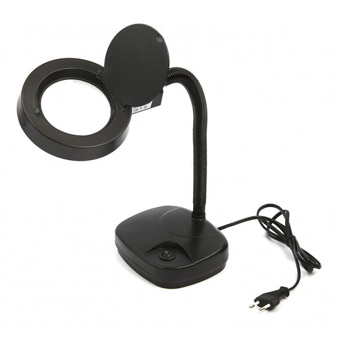 LAMPA DE MASA CU LUPA CU BRAT FLEXIBIL