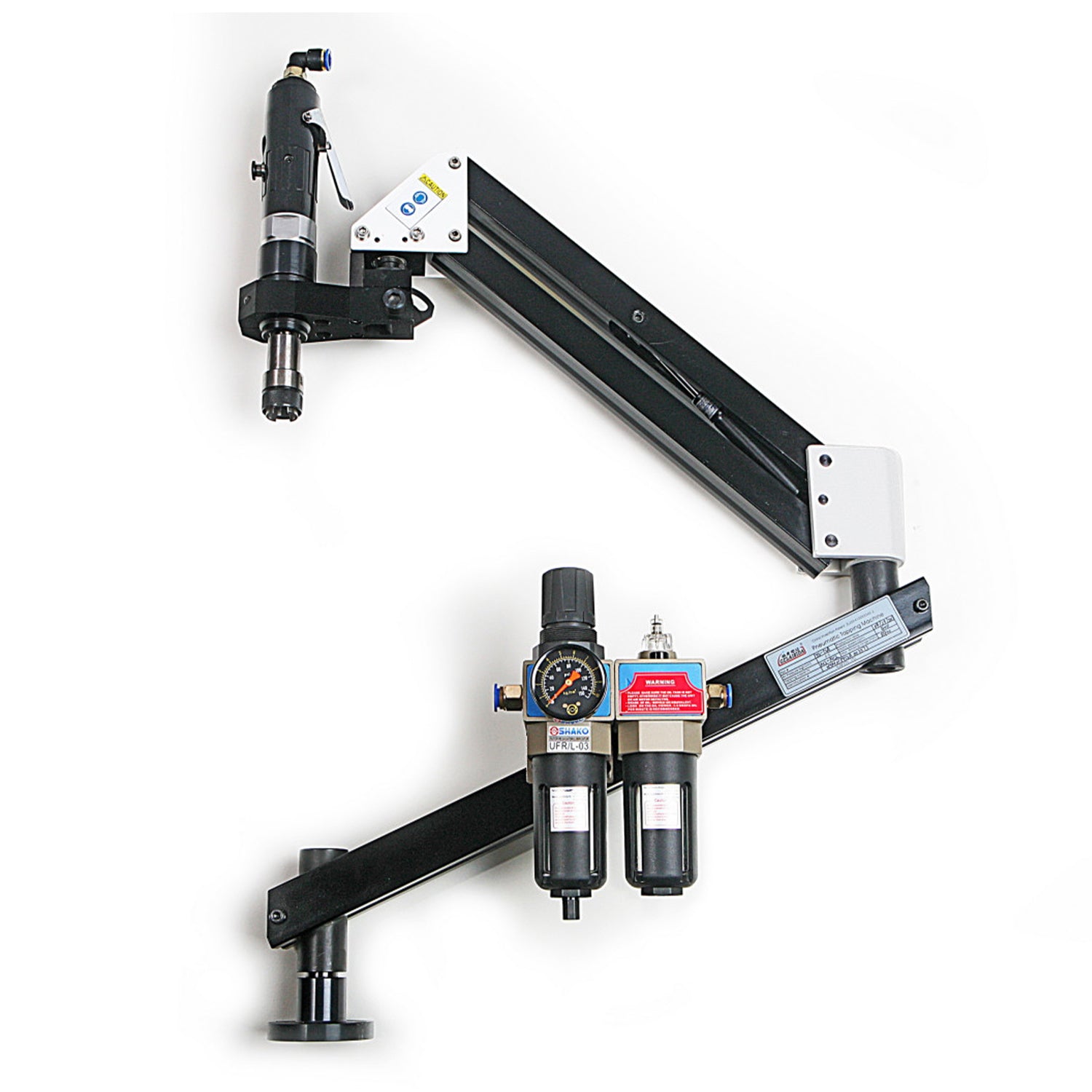 MASINA DE FILETAT PNEUMATICA CU BRAT TRIPLU ARTICULAT M3-M12