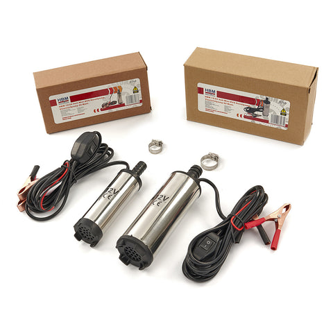 POMPA SUBMERSIBILA PENTRU TRANSFER MOTORINA, LICHIDE, OTEL INOXIDABIL 12/24V 40W HBM MACHINES OLANDA