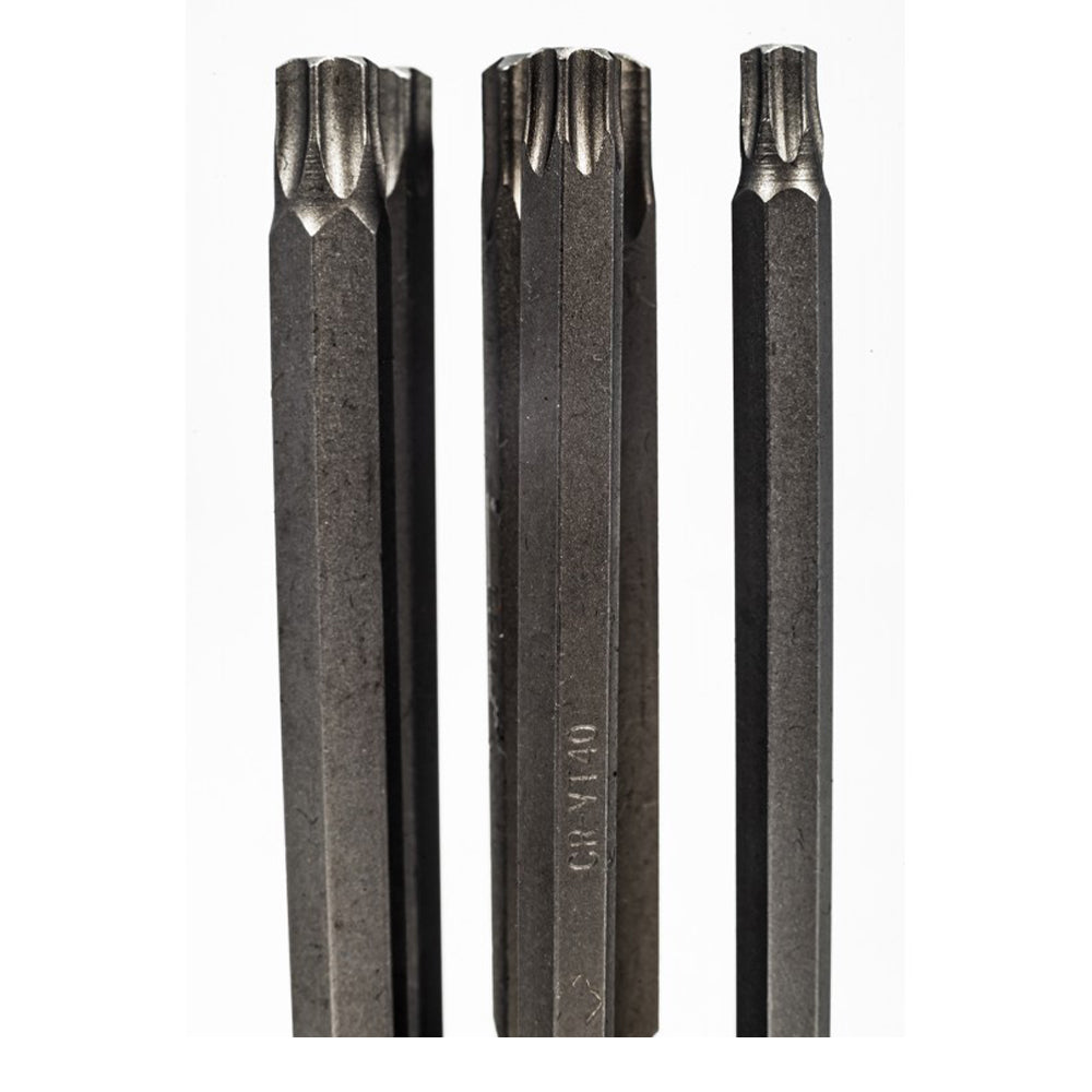 TRUSA BITI TORX EXTRA LUNGI 3/8 7 PIESE