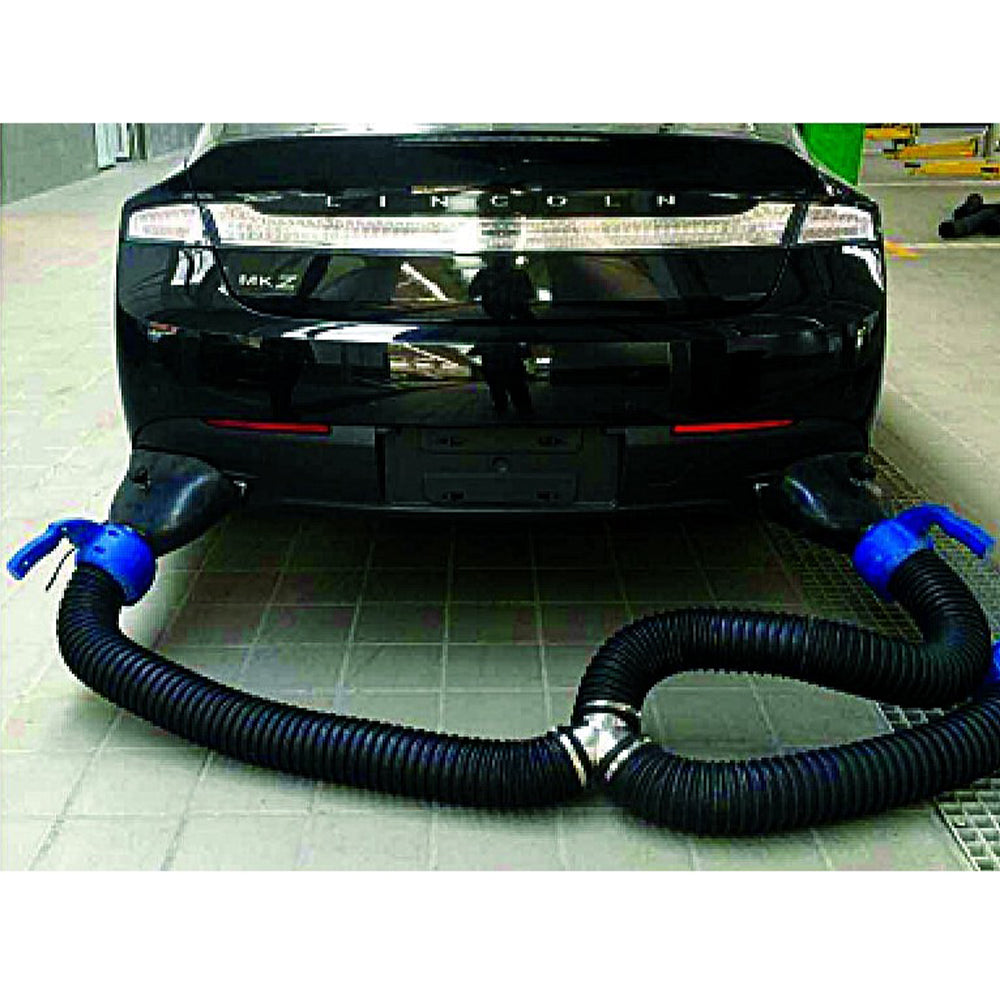 EXHAUSTOR MOBIL CU 2 FURTUNE 3M 75MM PENTRU GAZE ESAPAMENT 0.55KW 380V