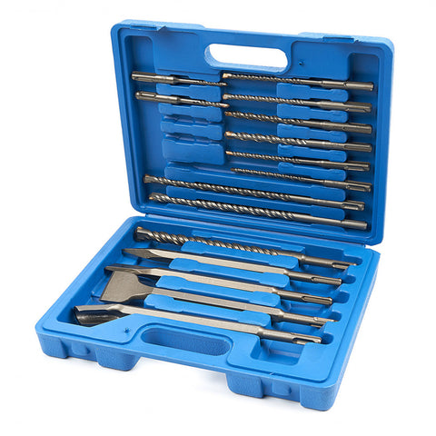 SET 15 BURGHIE SI DALTA SDS-PLUS PENTRU BETON HBM