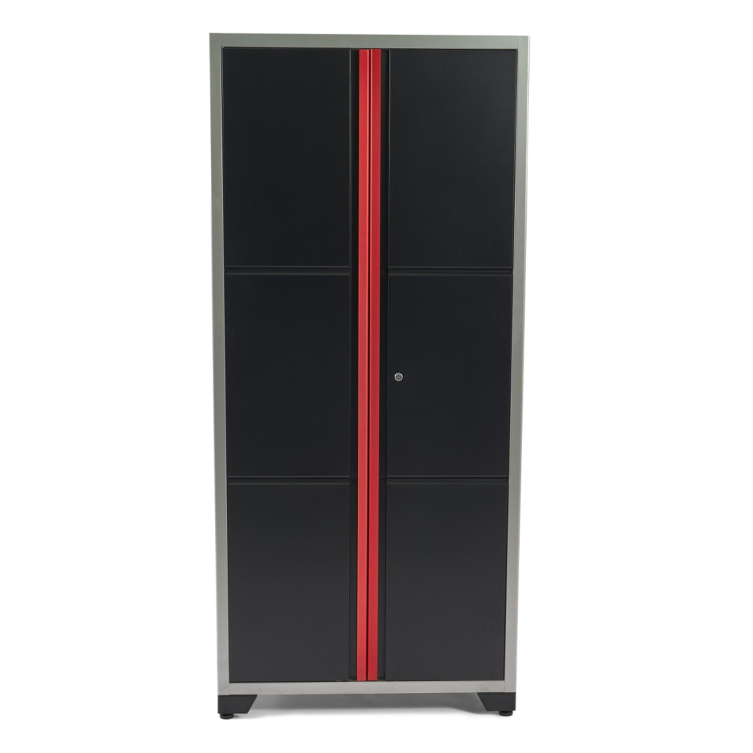 DULAP CORP FISET METALIC CU 2 USI 5 POLITE PENTRU ATELIER SERVICE