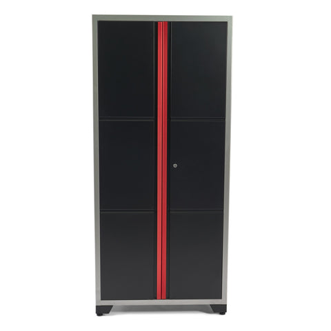 DULAP CORP FISET METALIC CU 2 USI 5 POLITE PENTRU ATELIER SERVICE
