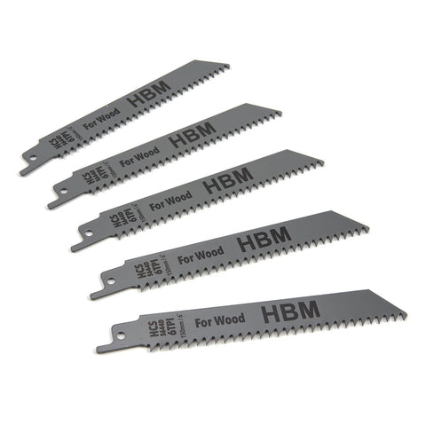 SET 5 LAME PANZE PT LEMN FIERASTRAU PENDULAR 150MM 6TPI