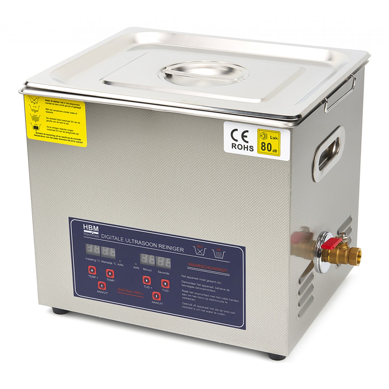 APARAT DE CURATAT CU ULTRASUNETE 10L HBM