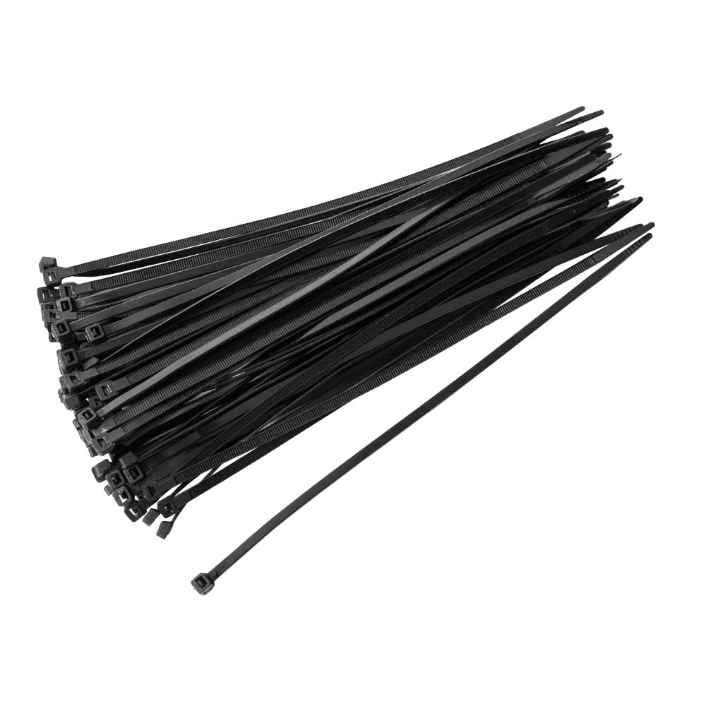 SET 100 DE COLIERE DE PLASTIC NEGRU 4.8X360 WURTH