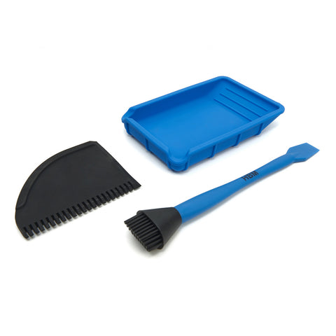 SET PENSULA SPATULA DIN SILICON PENTRU INTINS LIPICI