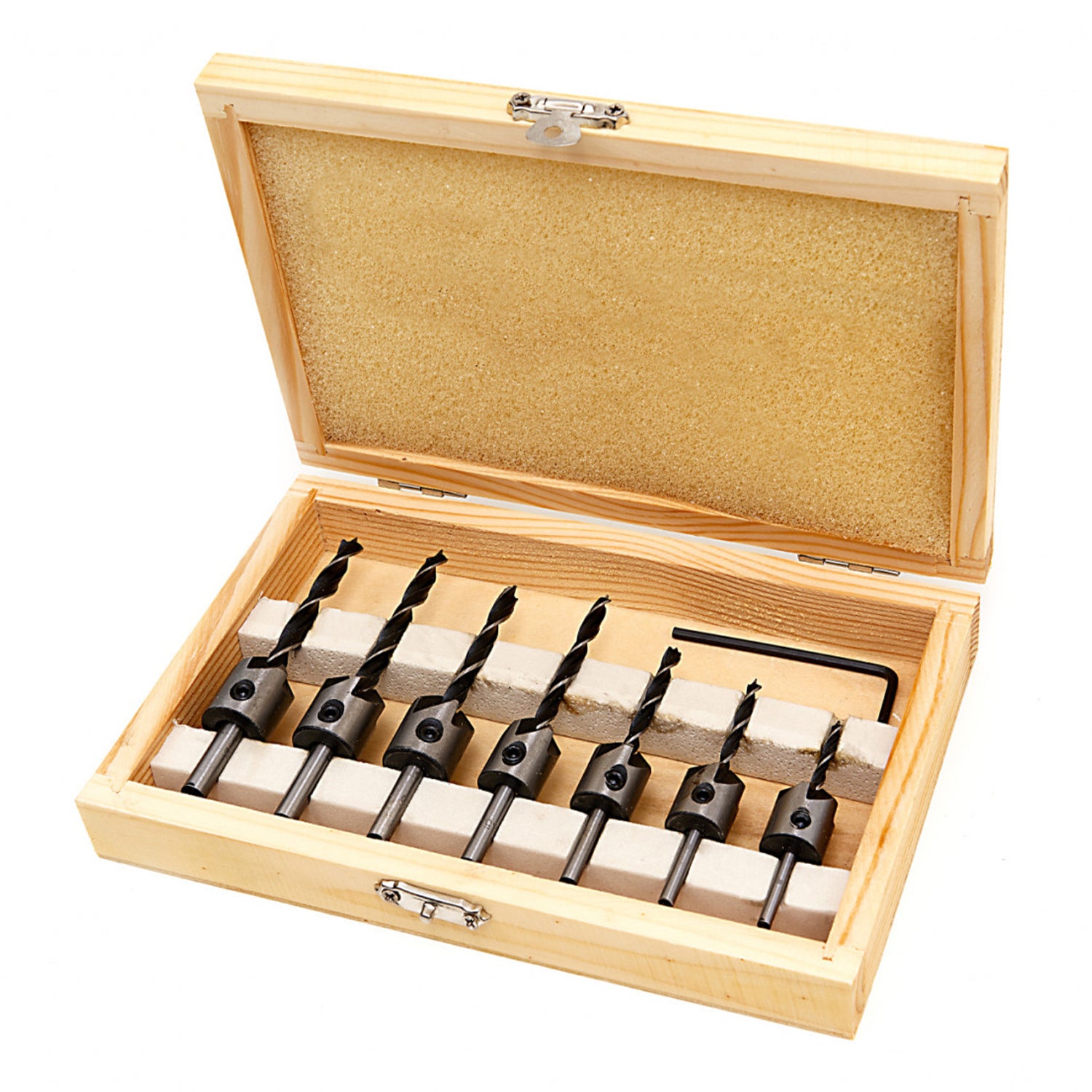 SET BURGHIE PENTRU LEMN 8 PIESE M1 HBM