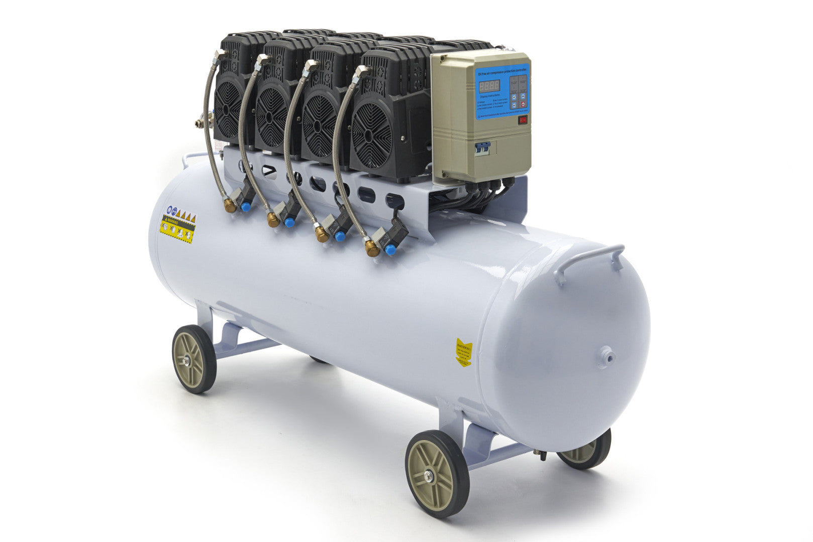 COMPRESOR SILENTIOS CU ZGOMOT REDUS FARA ULEI SGS 200L 10 BAR HBM MACHINES OLANDA