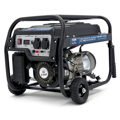 GENERATOR ELECTRIC MOTOR PE BENZINA 196 CMC 6.5CP 2800W HBM