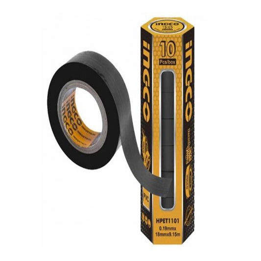BANDA IZOLATOARE PENTRU ELECTRICIENI 18MM X 9.15M INGCO