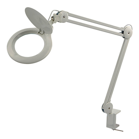 LAMPA LED CU LUPA SI BRAT REGLABIL CU PRINDERE DE MASA HBM 3800 LUX