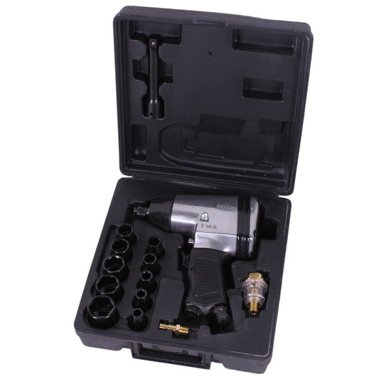 SET PISTOL PNEUMATIC DE IMPACT 1/2'' CU TUBULARE 9-27MM