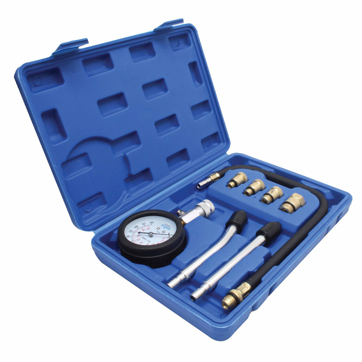 Tester compresmetru compresie motoare benzina 8 piese
