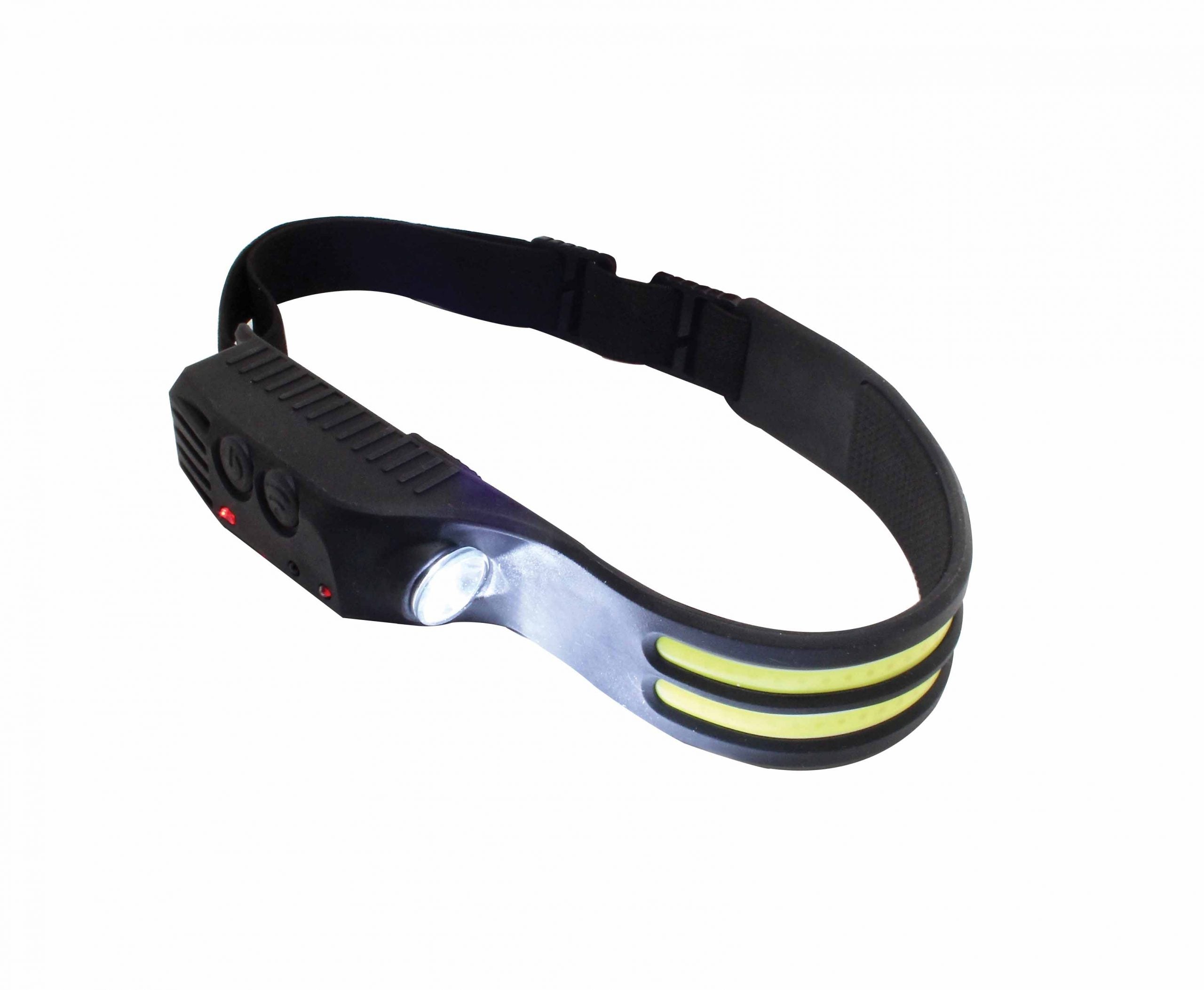 LANTERNA LED COB 3-5W 350Lm FRONTALA DE CAP CU SENZOR DE MISCARE SATRA
