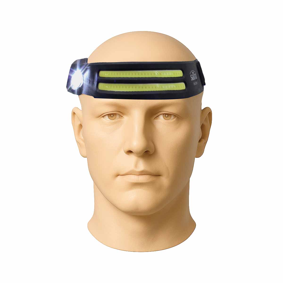 LANTERNA LED COB 3-5W 350LM FRONTALA DE CAP CU SENZOR DE MISCARE SATRA