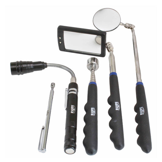 SET INSPECTIE SI RECUPERARE 5 PIESE - MAGNET, OGLINDA, LANTERNA LED