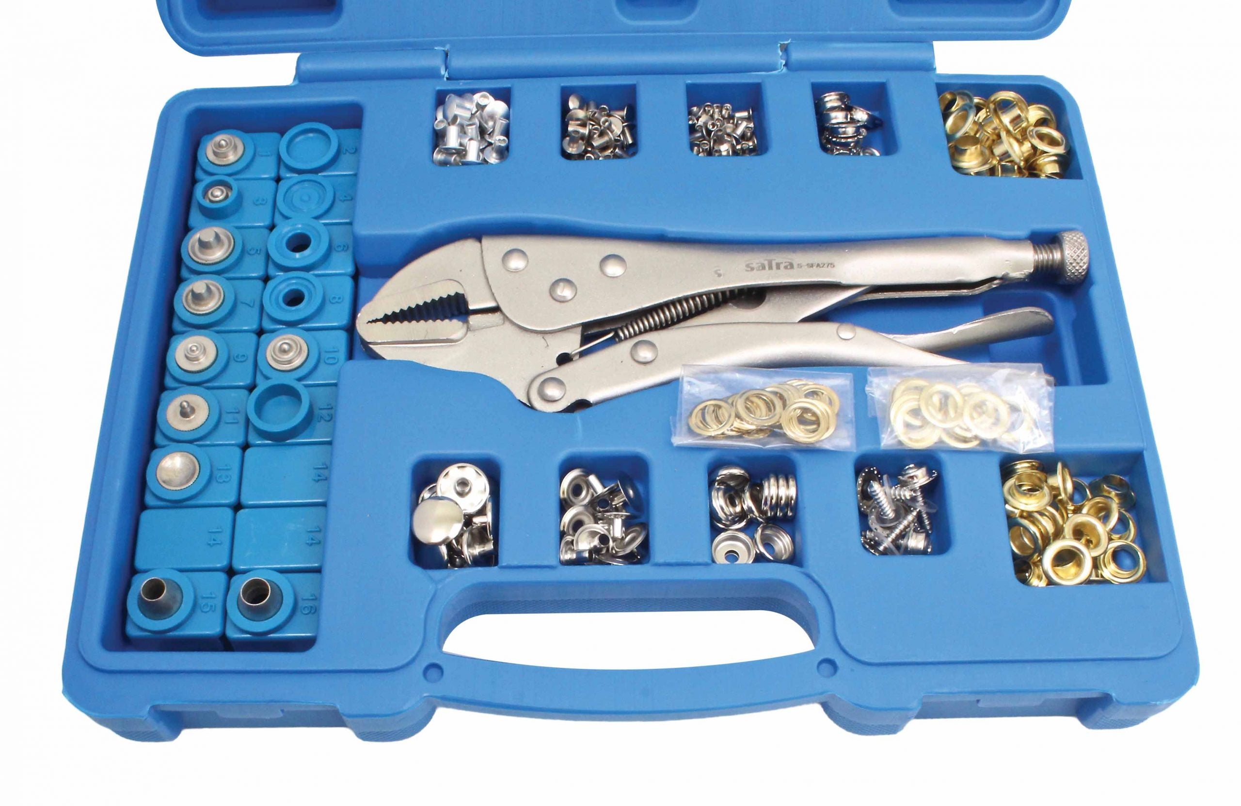 TRUSA CLESTE SI CAPSE 275 PIESE SATRA