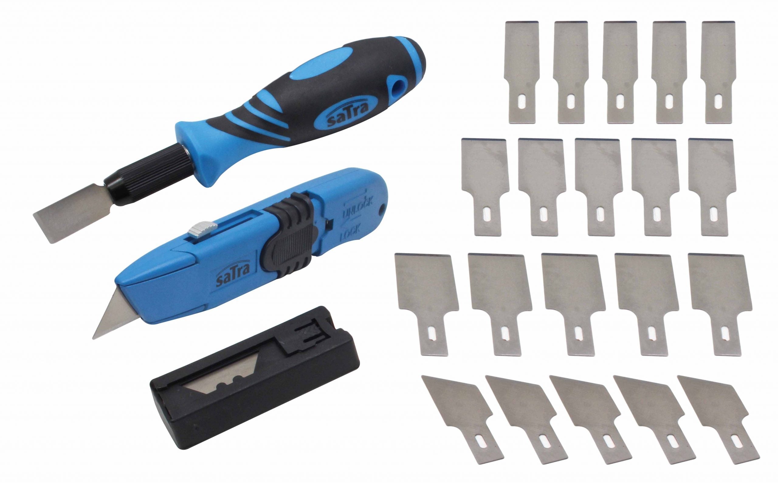 TRUSA RACLETA SI CUTTER 30 PIESE SATRA