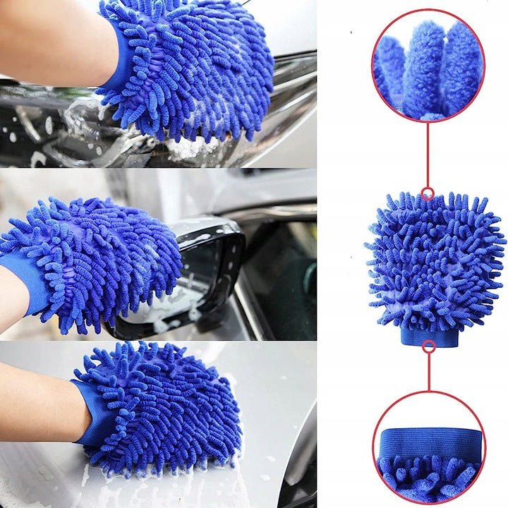 SET PERII LAVETE PENTRU CURATAT INTERIOR EXTERIOR - DETAILING AUTO 15 PIESE