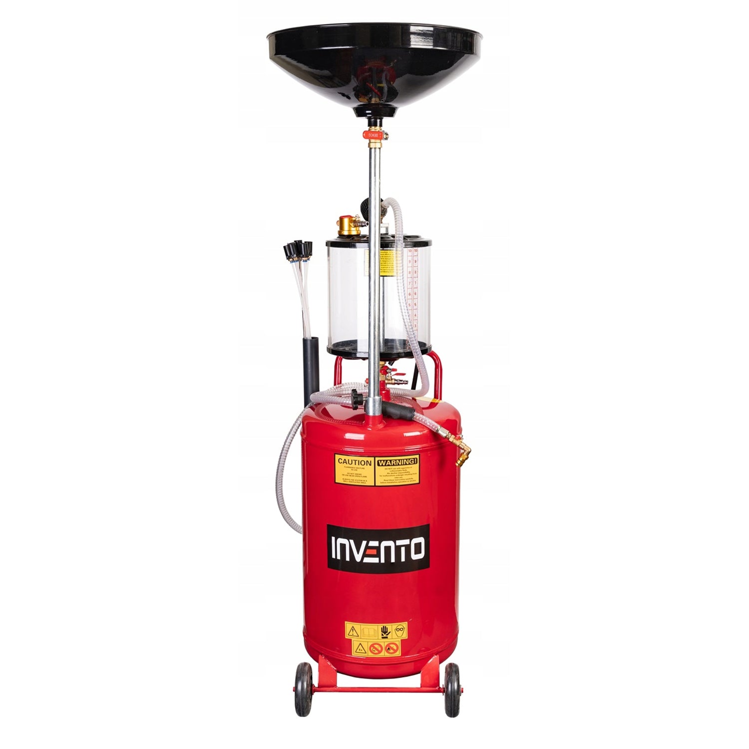 RECUPERATOR ULEI PNEUMATIC CU ASPIRATIE 80L INVENTO