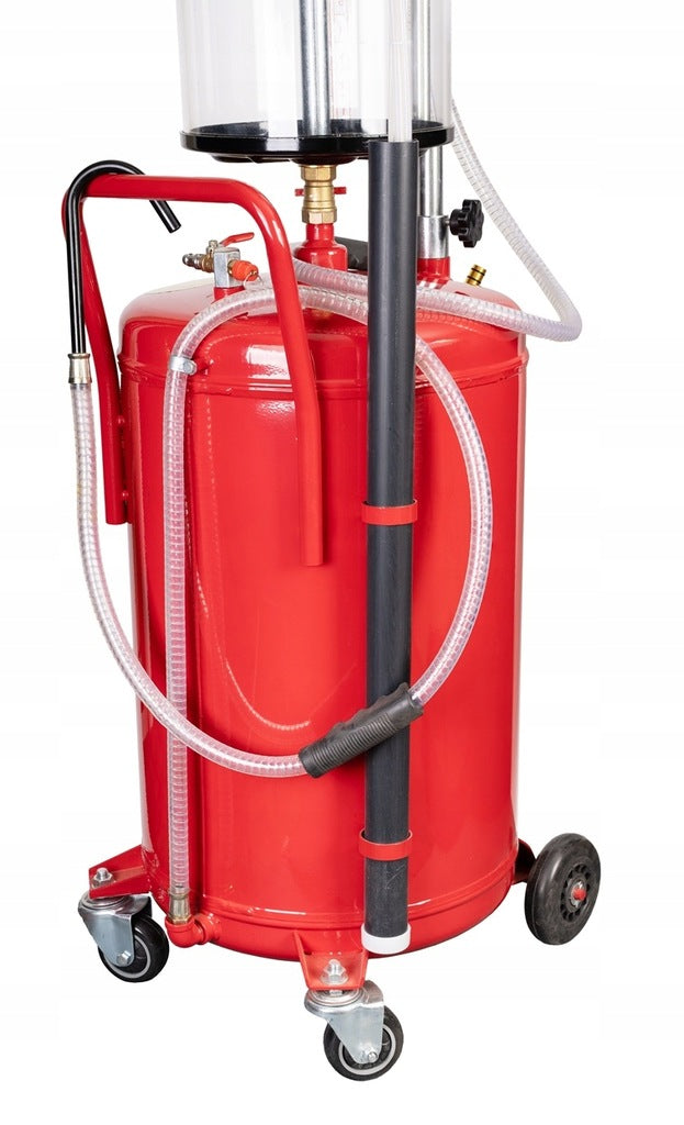 RECUPERATOR ULEI PNEUMATIC CU ASPIRATIE 80L INVENTO