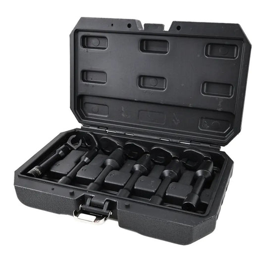 SET DE 6 CHEI TUBULARE 3/8 CU ARTICULATIE PENTRU CONDUCTE 12-19MM HBM