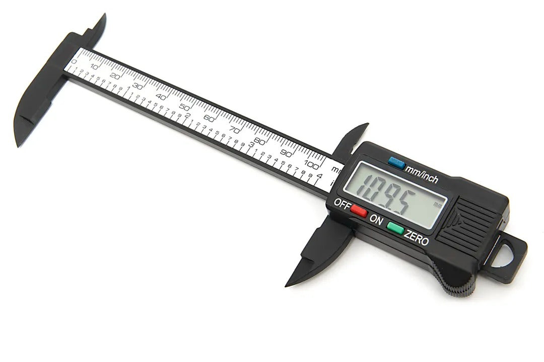 SUBLER DIGITAL 100 MM, AFISAJ LCD, PRECIZIE 0.1 MM, CONVERSIE MM/INCH, INSTRUMENT DE MASURA PRECIS HBM OLANDA