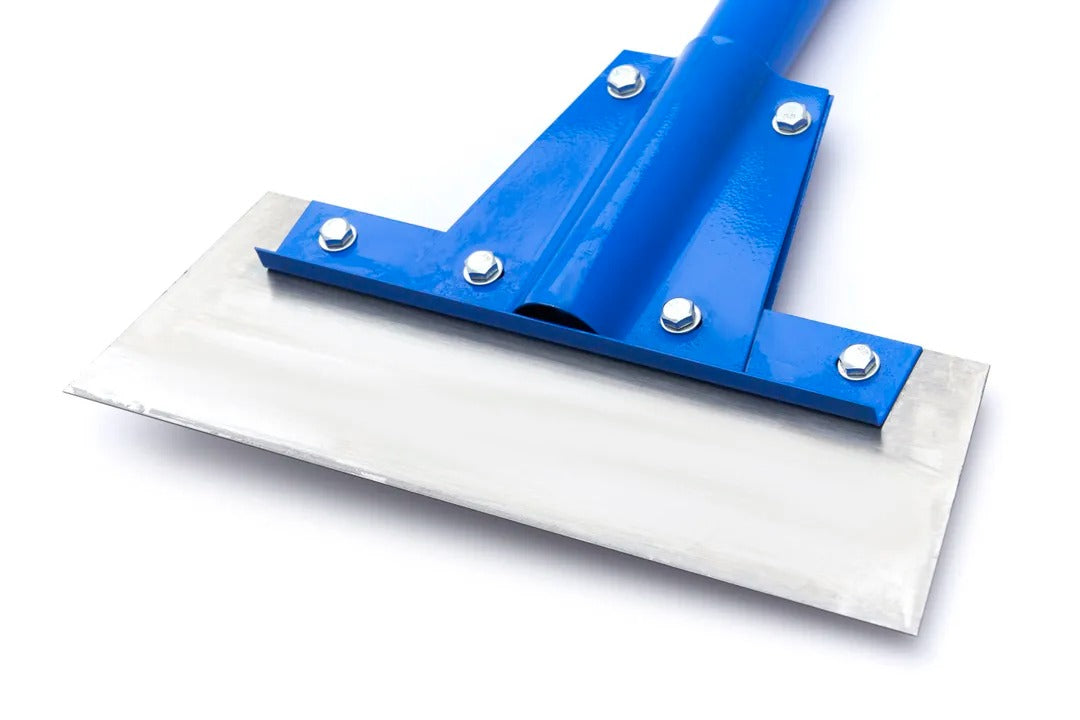 RACLETA PODEA HBM OLANDA 300 MM CU COADA DIN FIBRA DE STICLA 1350 MM, PENTRU INDEPARTAREA ADEZIVULUI, VOPSELEI SAU MOCHETEI