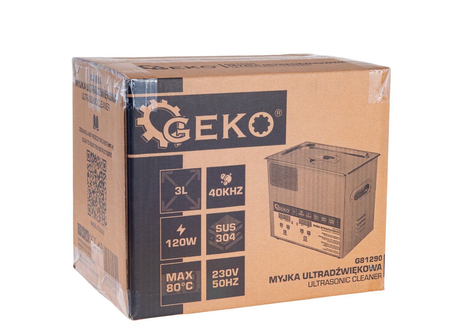 Aparat de curatat cu ultrasunete 3l 120W - GEKO