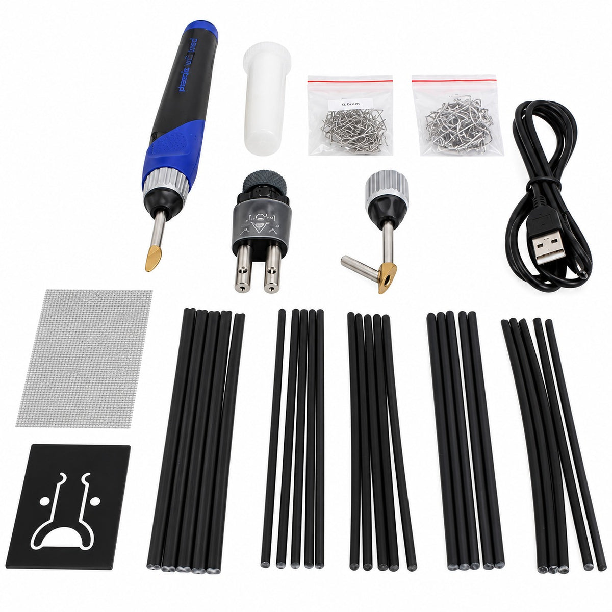 Aparat de lipit cu cositor - lipit sudat elemente din plastic cu acumulator li-ion reincarcabil 2500mah 500°C