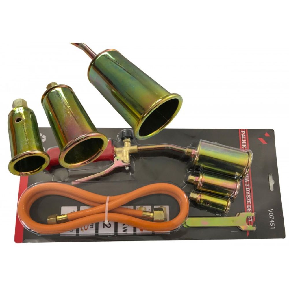 Arzator de gaz cu 3 duze 25mm 35mm 60mm