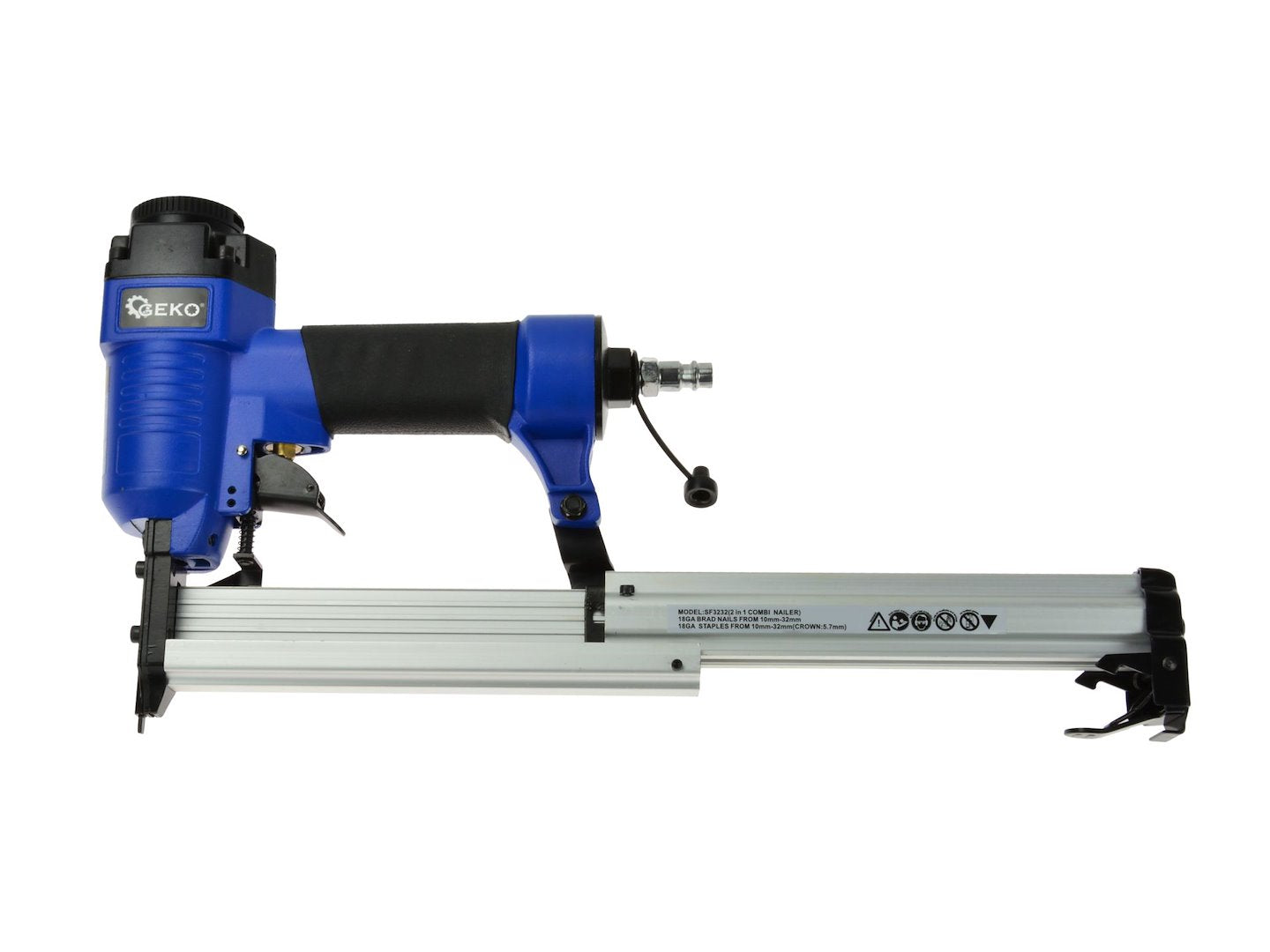 Capsator pneumatic 2in1 pentru cuie si capse GEKO