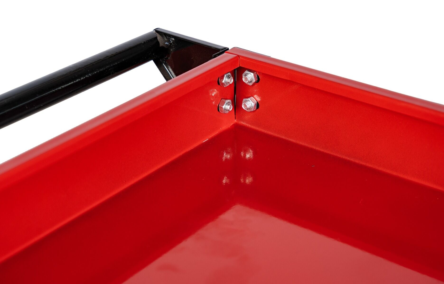Carucior mobil metalic cu 3 rafturi suport surubelnite 4 roti pivotante INVENTO - dimensiunea raftului: 68 x 35 x 5.5 cm