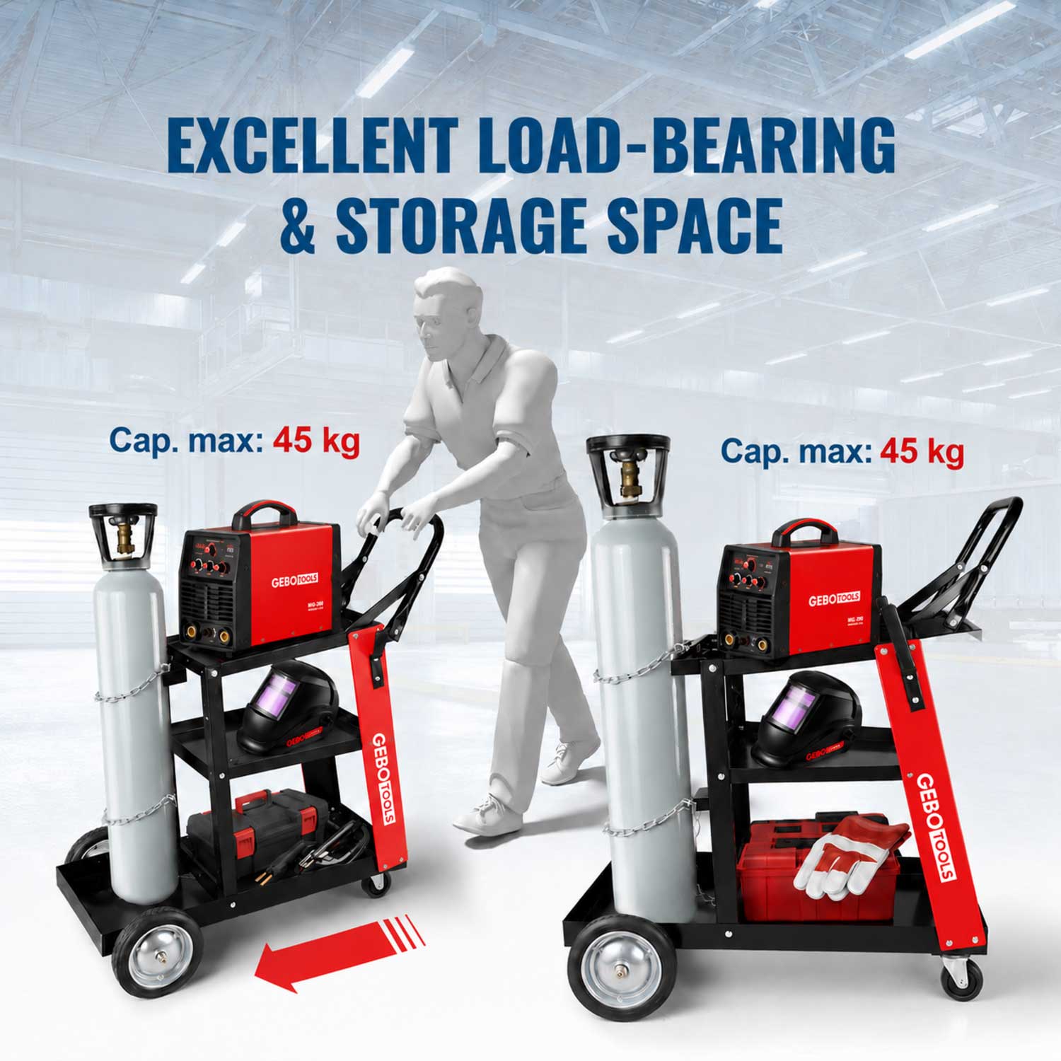 Carucior pentru sudura premium GEBO TOOLS