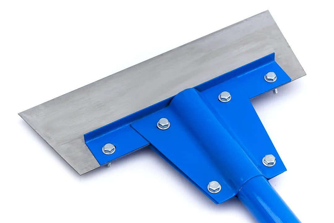 RACLETA PODEA HBM OLANDA 300 MM CU COADA DIN FIBRA DE STICLA 1350 MM, PENTRU INDEPARTAREA ADEZIVULUI, VOPSELEI SAU MOCHETEI