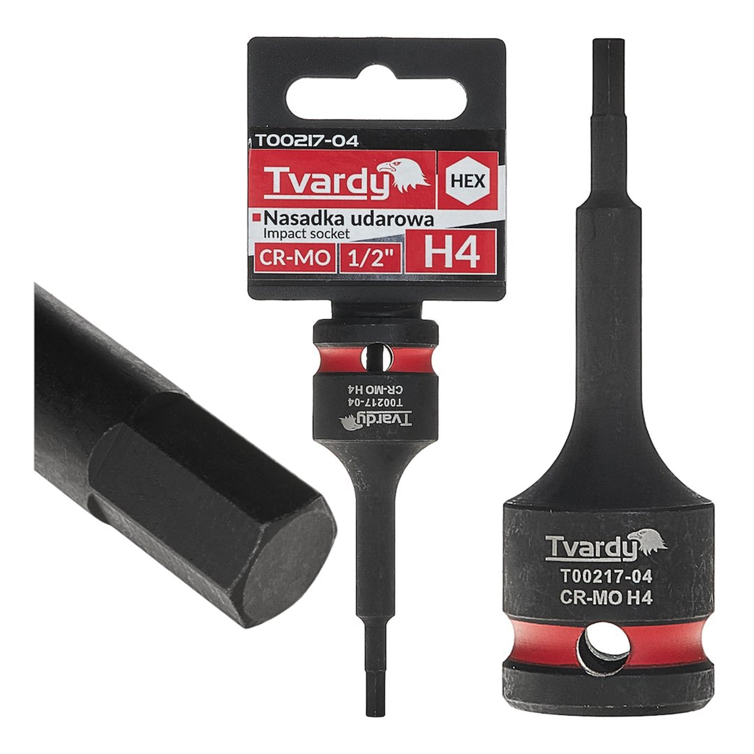 Cheie tubulara de impact hex h4 1/2 cr-mo - TVARDY