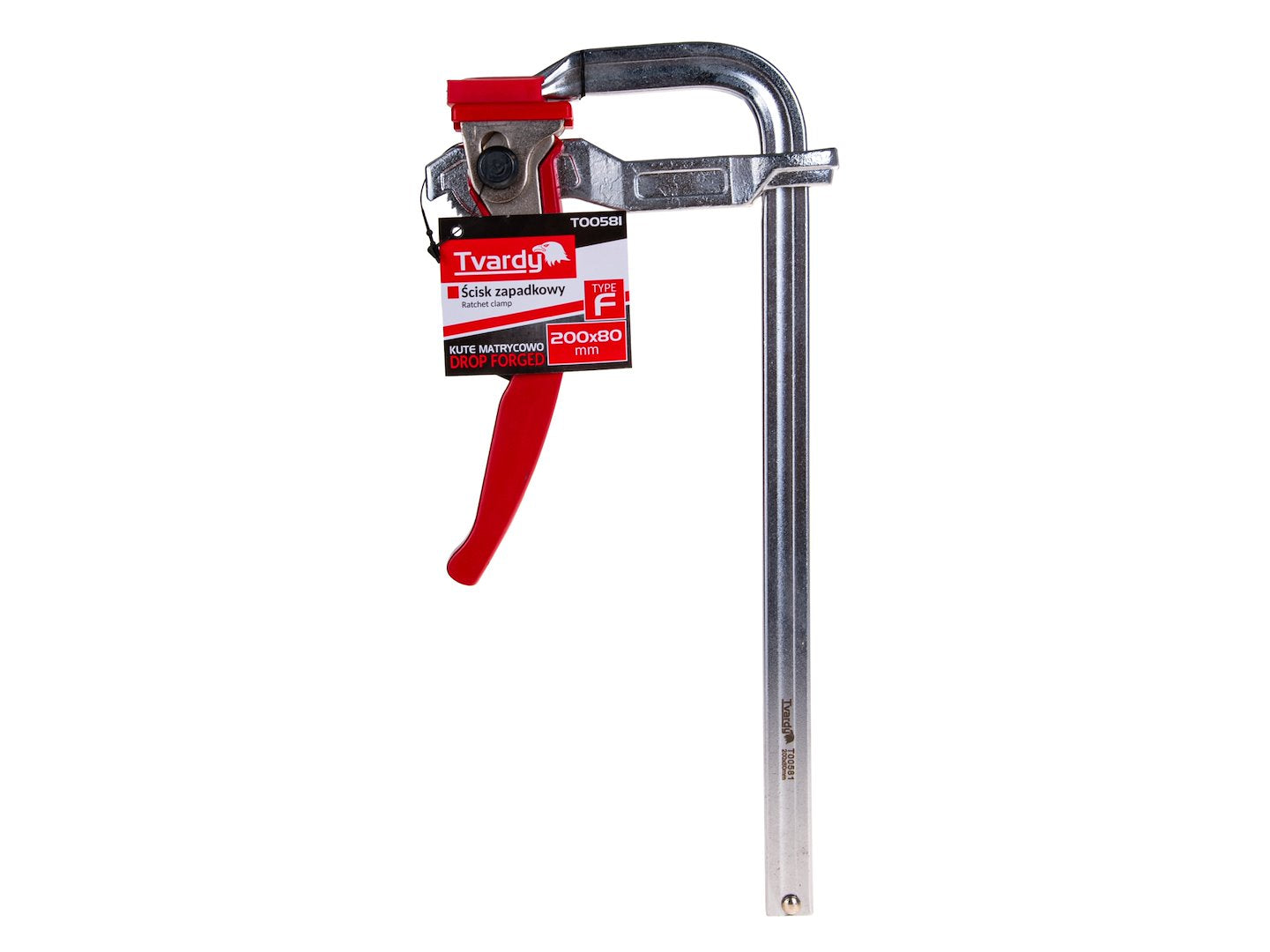 Clema menghina pentru tamplarie cu clichet 200x80mm