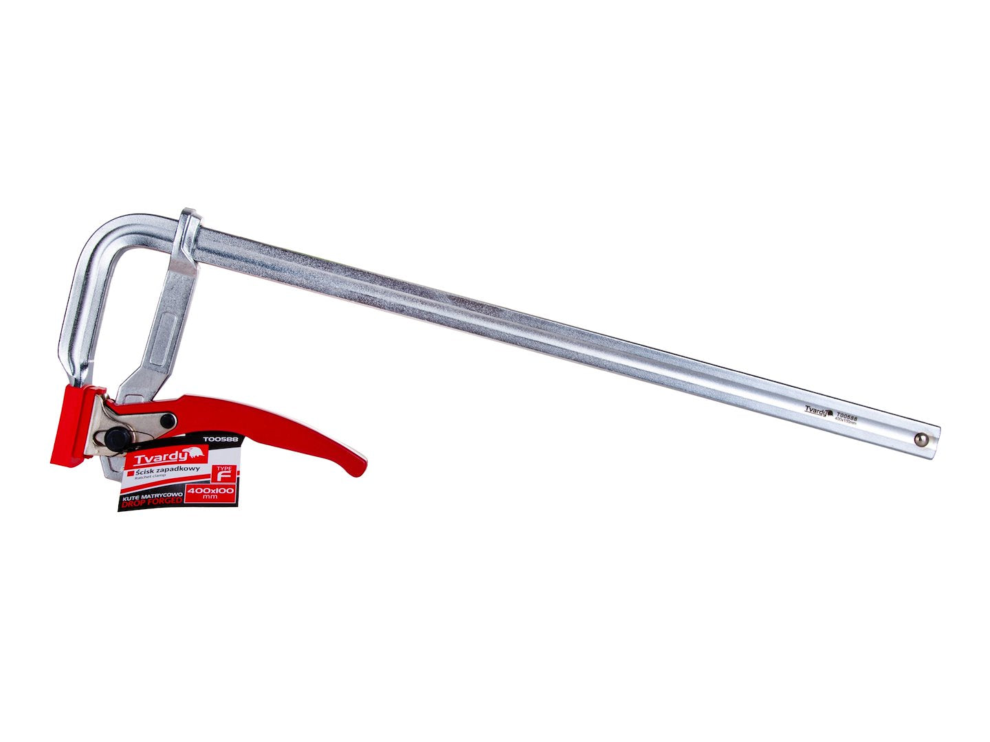 Clema menghina pentru tamplarie cu clichet 400x100mm