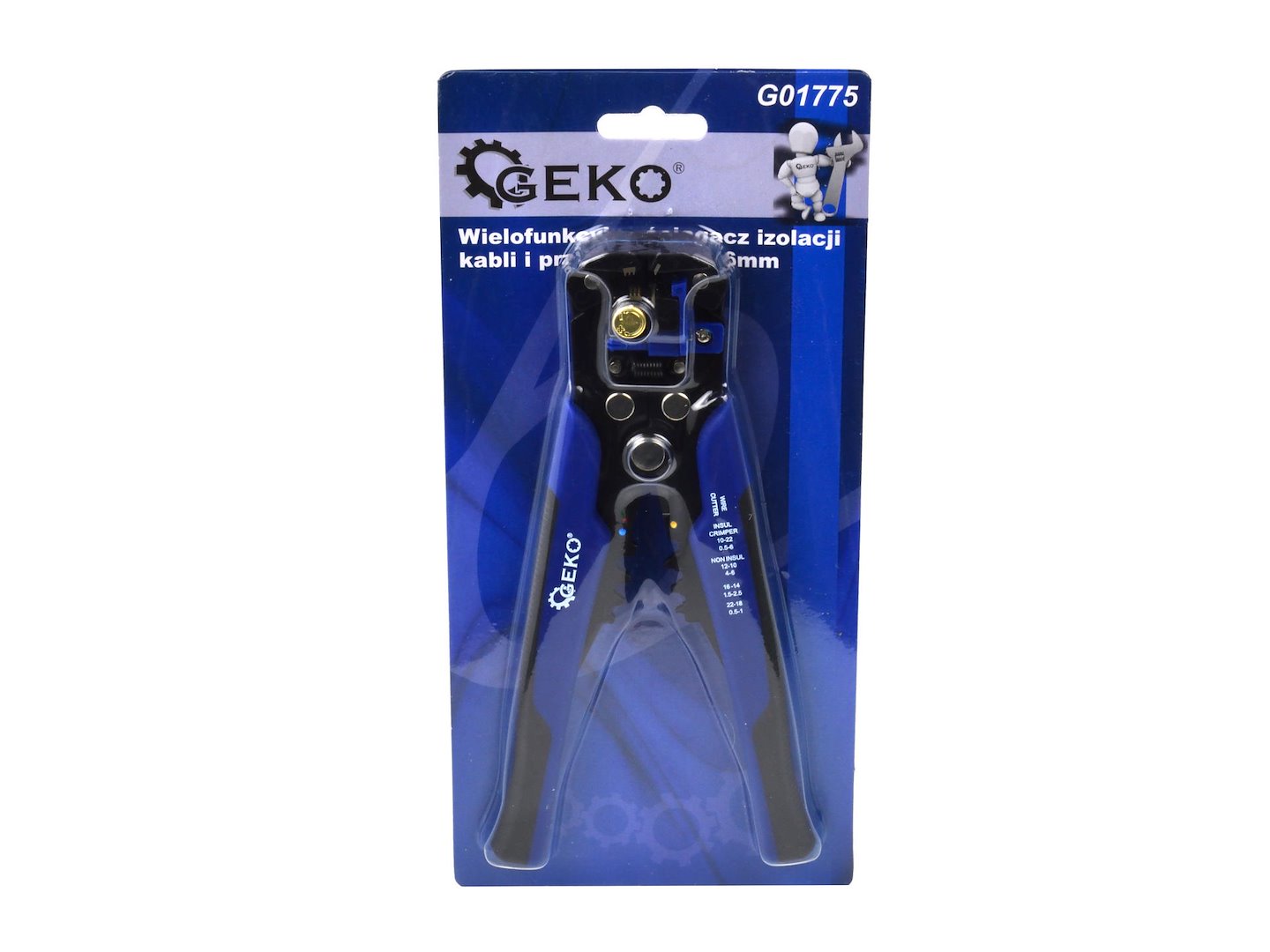 Cleste multifunctional decablator si sertizat cabluri automat 0.2-6mm² GEKO