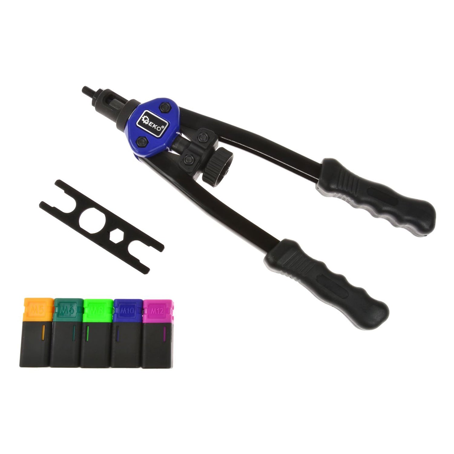 Cleste profesional pentru piulite nituibile m5-M12 GEKO