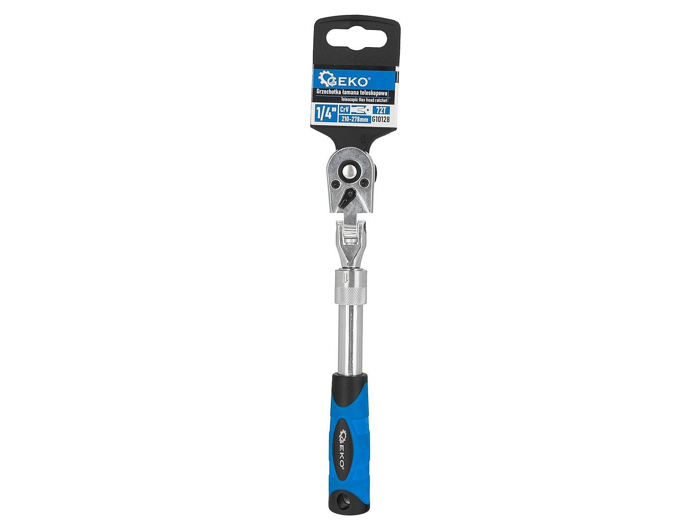 Clichet 1/4 cu maner reglabil telescopic 210-278mm si cap articulat 72T CRV