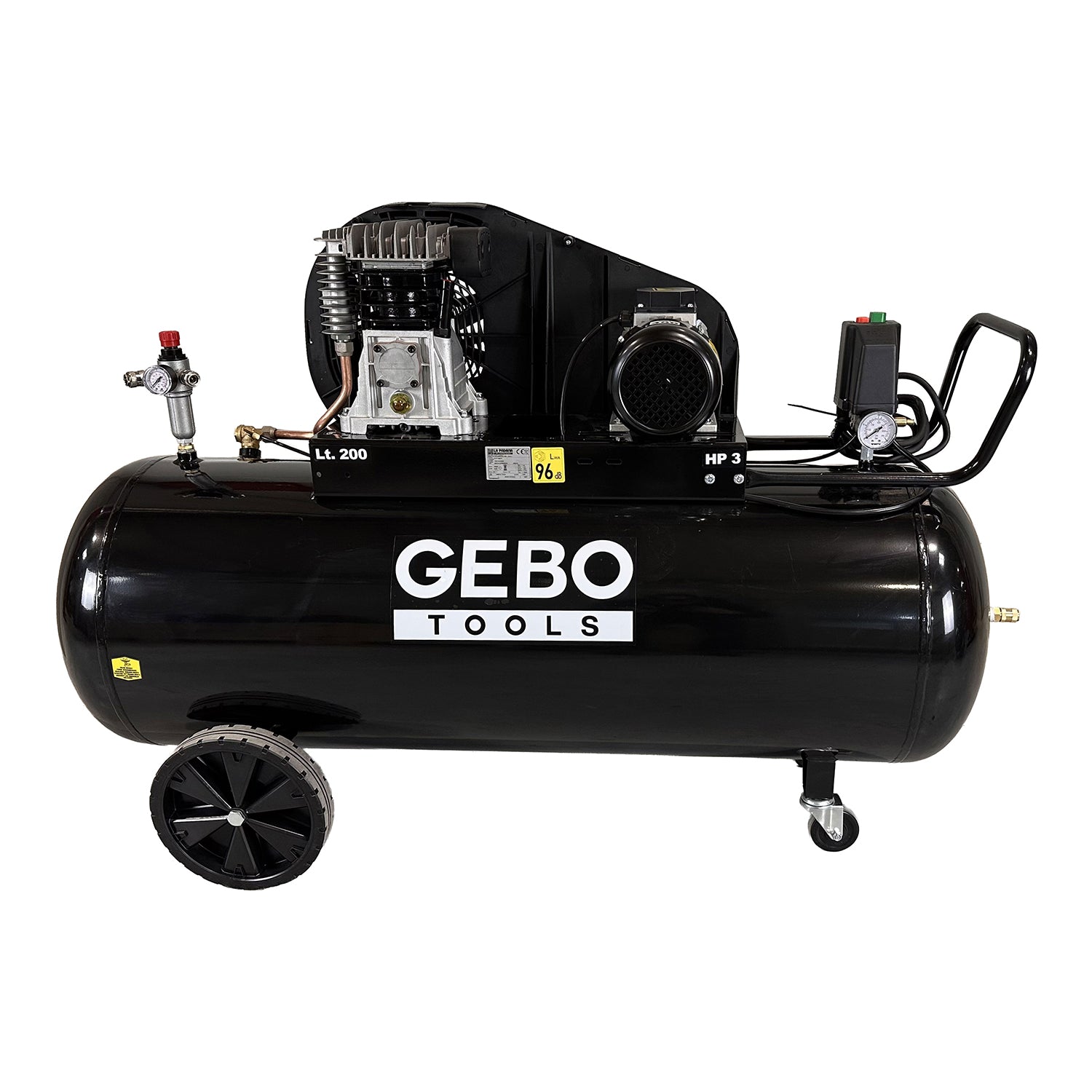 Compresor 200l 3 cp 400 v GEBO TOOLS