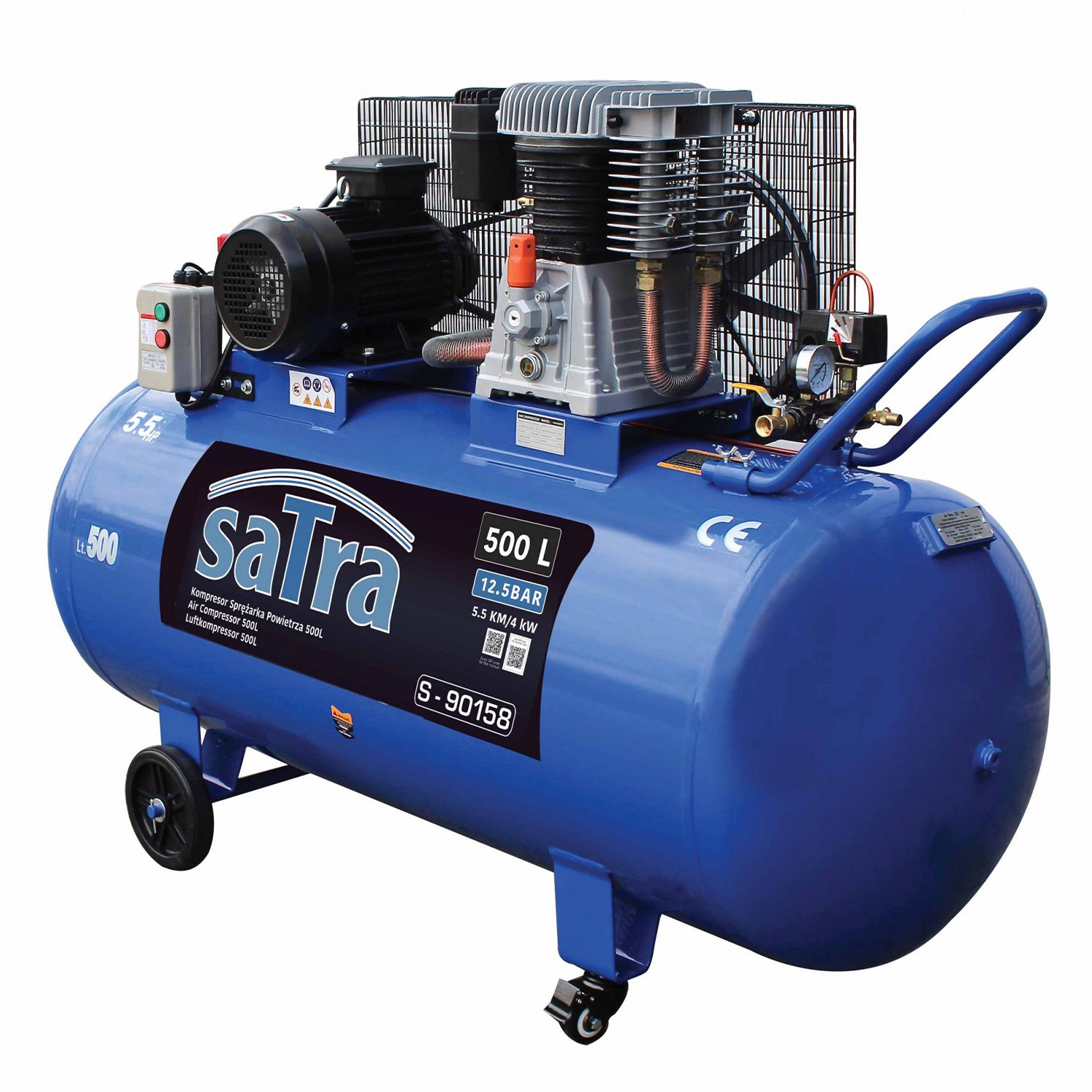 Compresor de aer 500l 4KW 5.5cp 380V SATRA