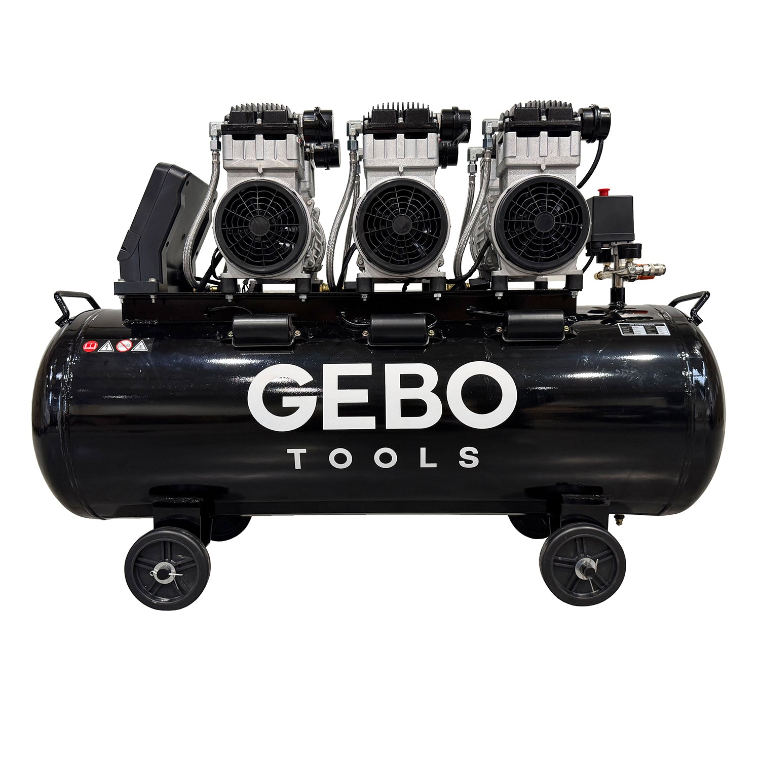 Compresor silentios cu zgomot redus fara ulei 150l GEBO TOOLS