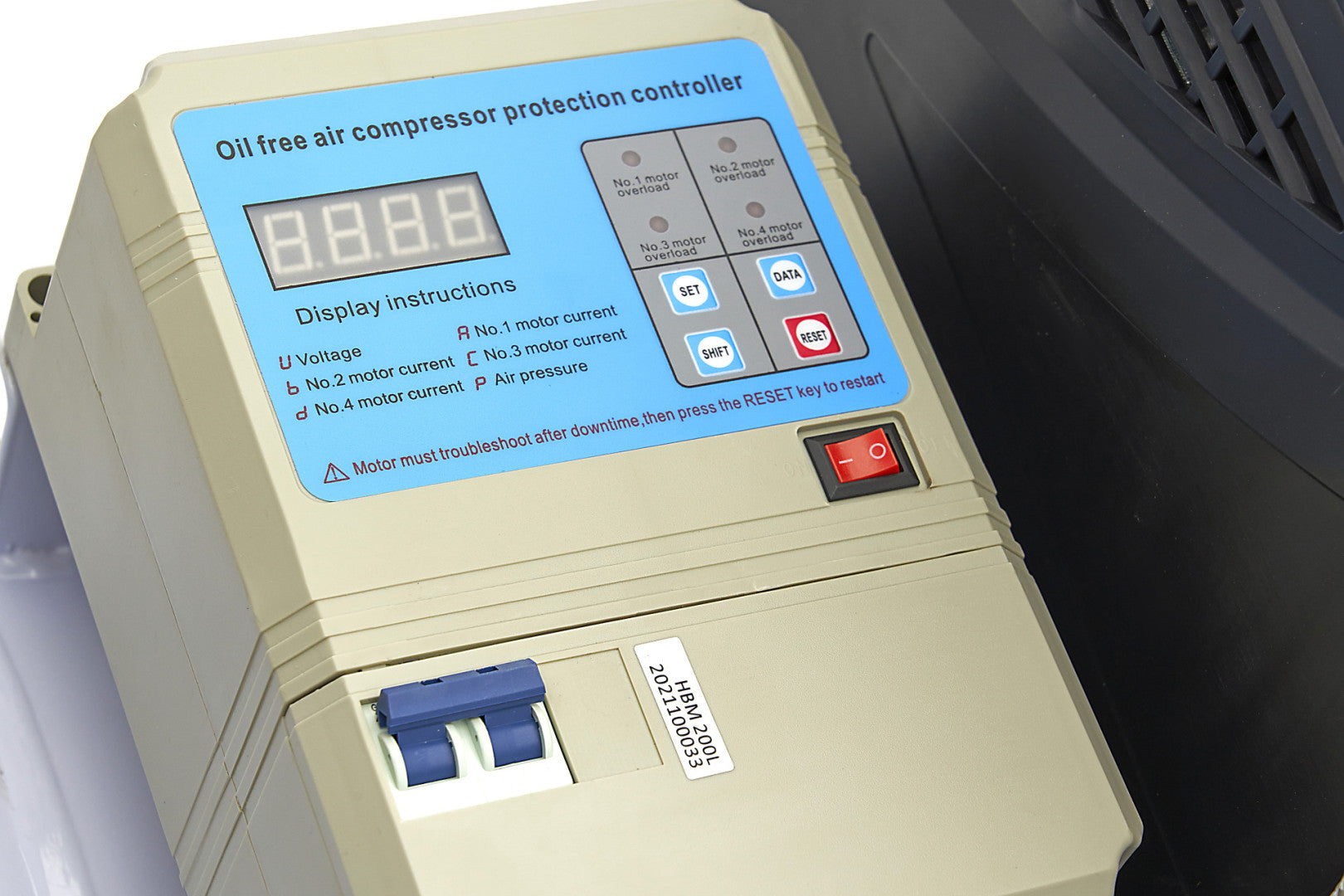 Compresor silentios cu zgomot redus fara ulei 200l 8cp HBM MACHINES OLANDA