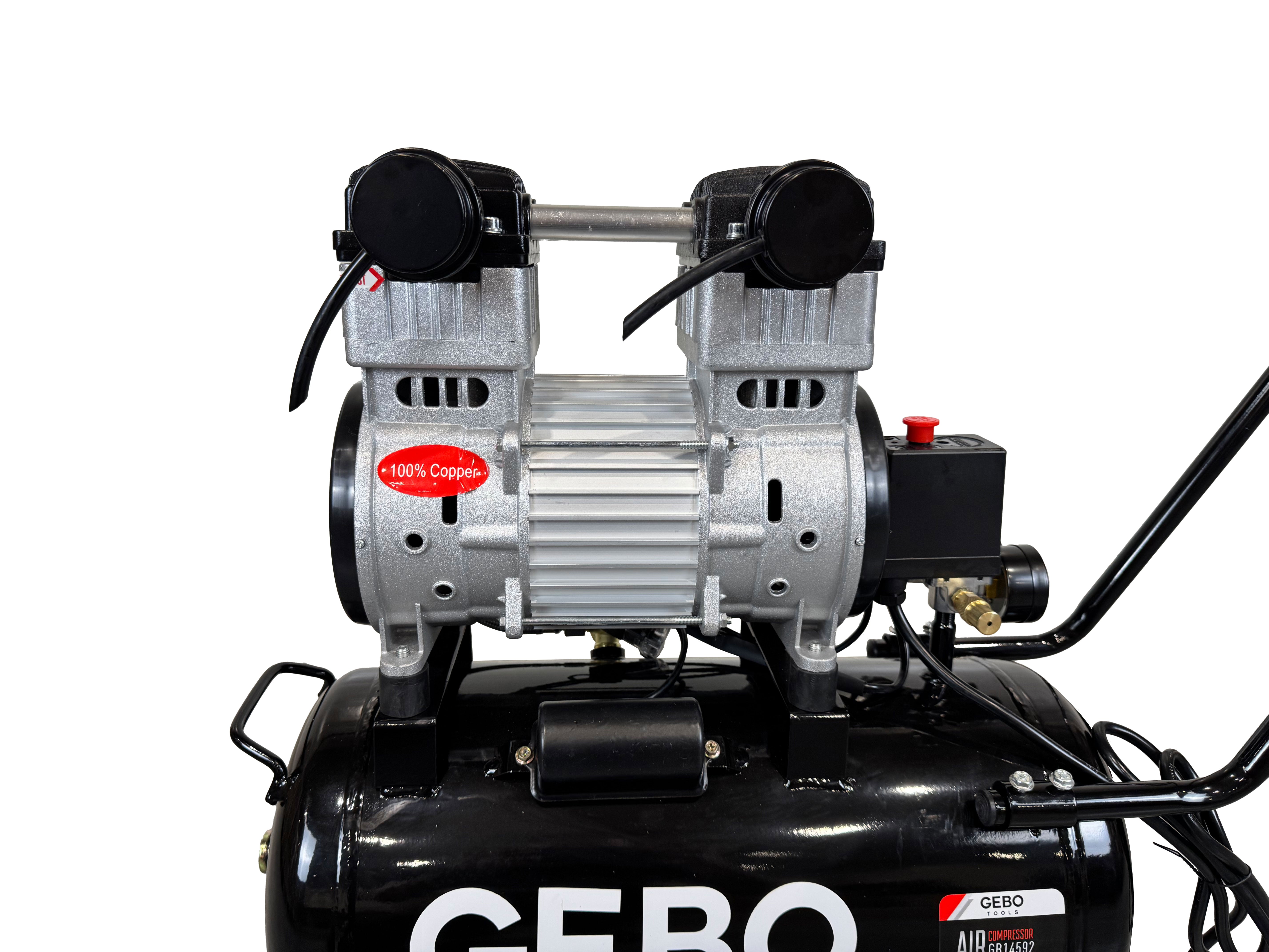 Compresor silentios fara ulei 30l GEBO TOOLS