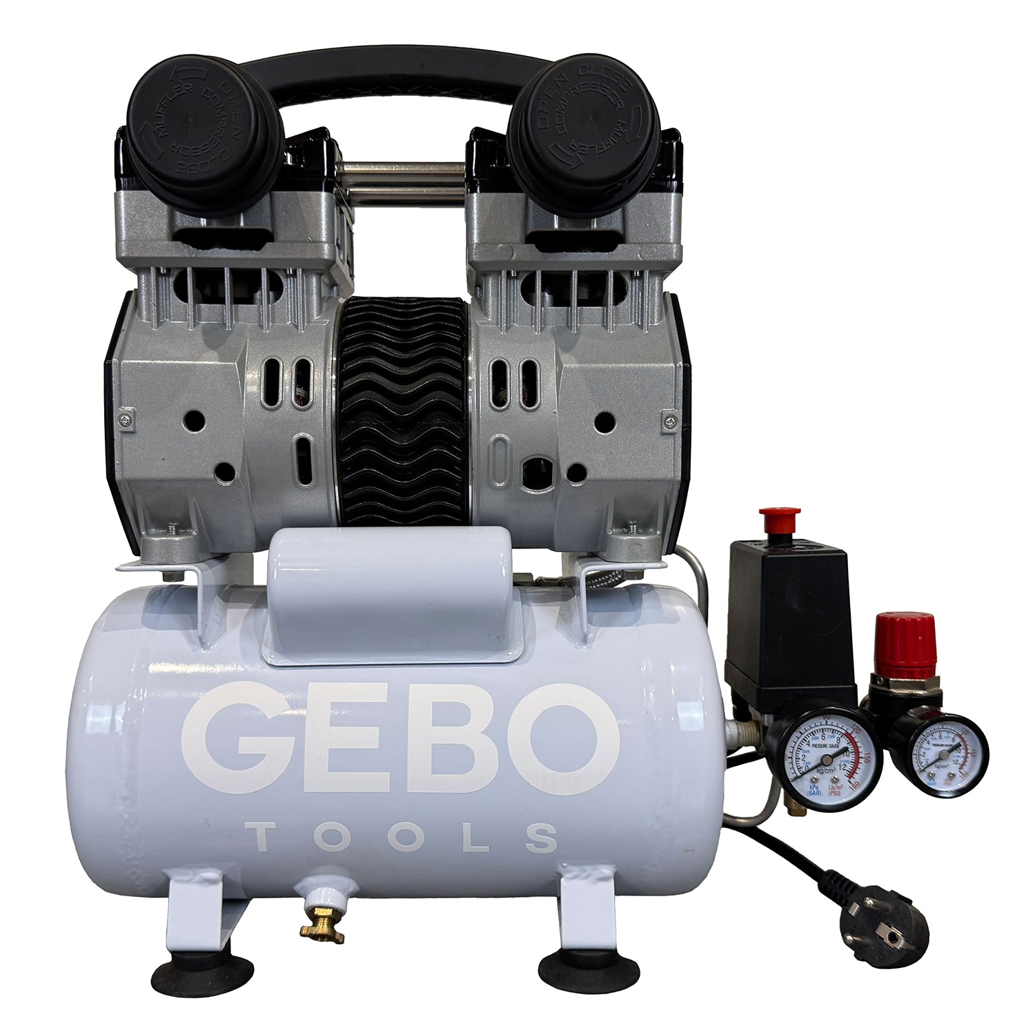 Compresor silentios fara ulei 6l GEBO TOOLS